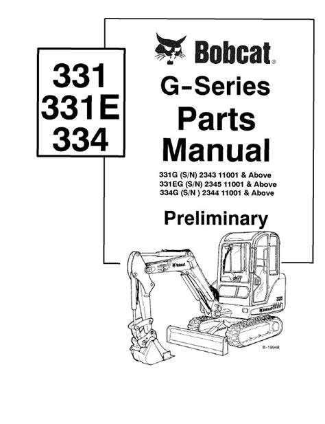 bobcat 331 mini excavator parts diagram|bobcat 331 parts manual free.